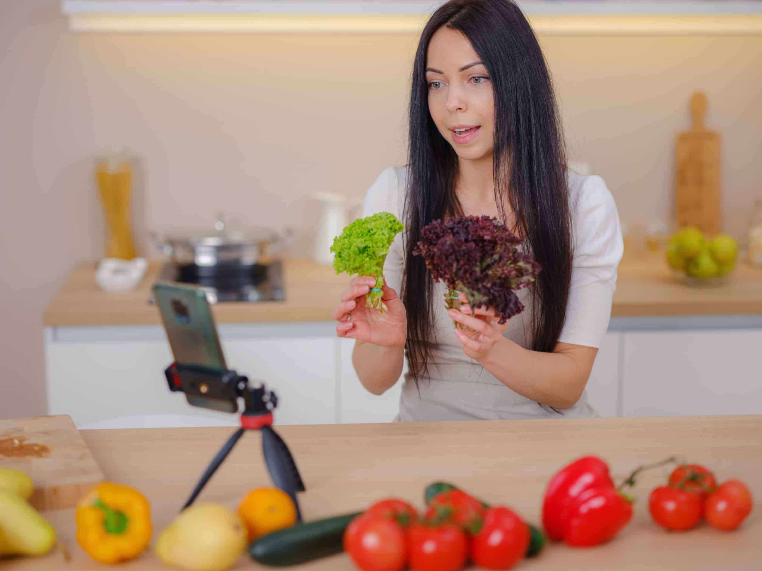 Nia Yarden smiling in the kitchen