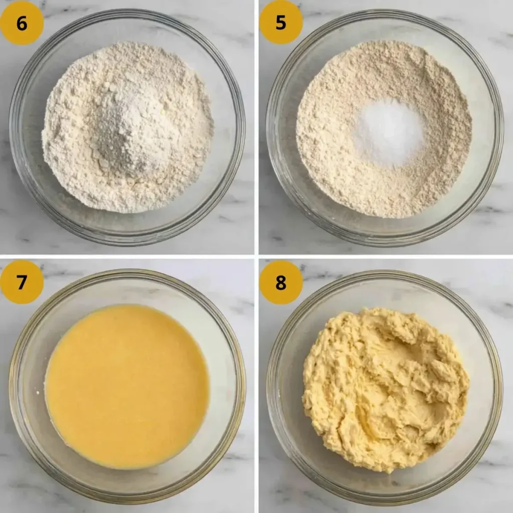 Pouring Dairy Free Pancake Batter into Skillet