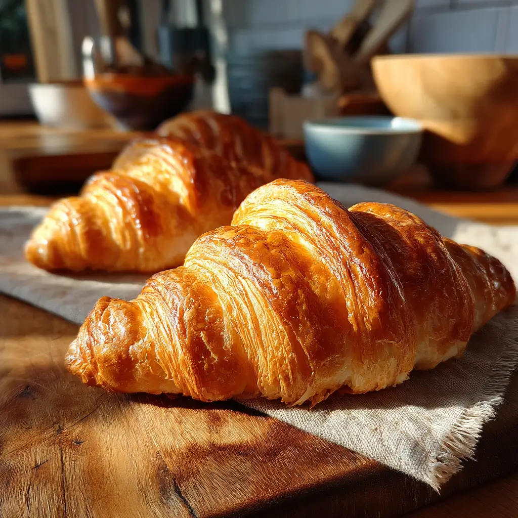 Flaky dairy-free spelt croissants made with Claire Saffitz recipe