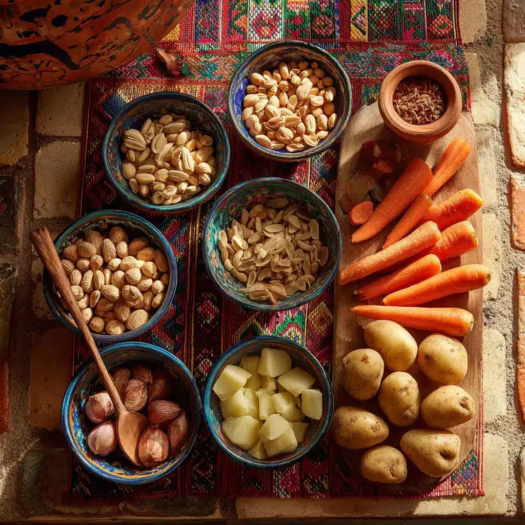ingredients for dairy-free Tarija peanut soup