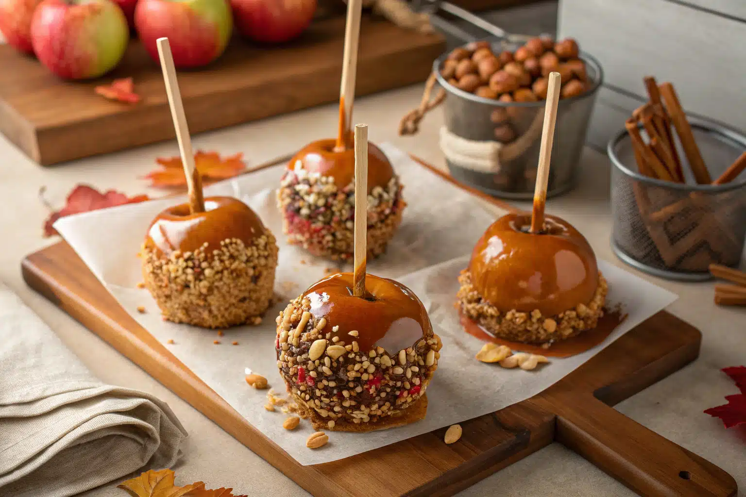 Classic Caramel Apples: The Perfect Fall Treat for All Ages