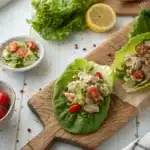 Tuna Salad Lettuce Wraps