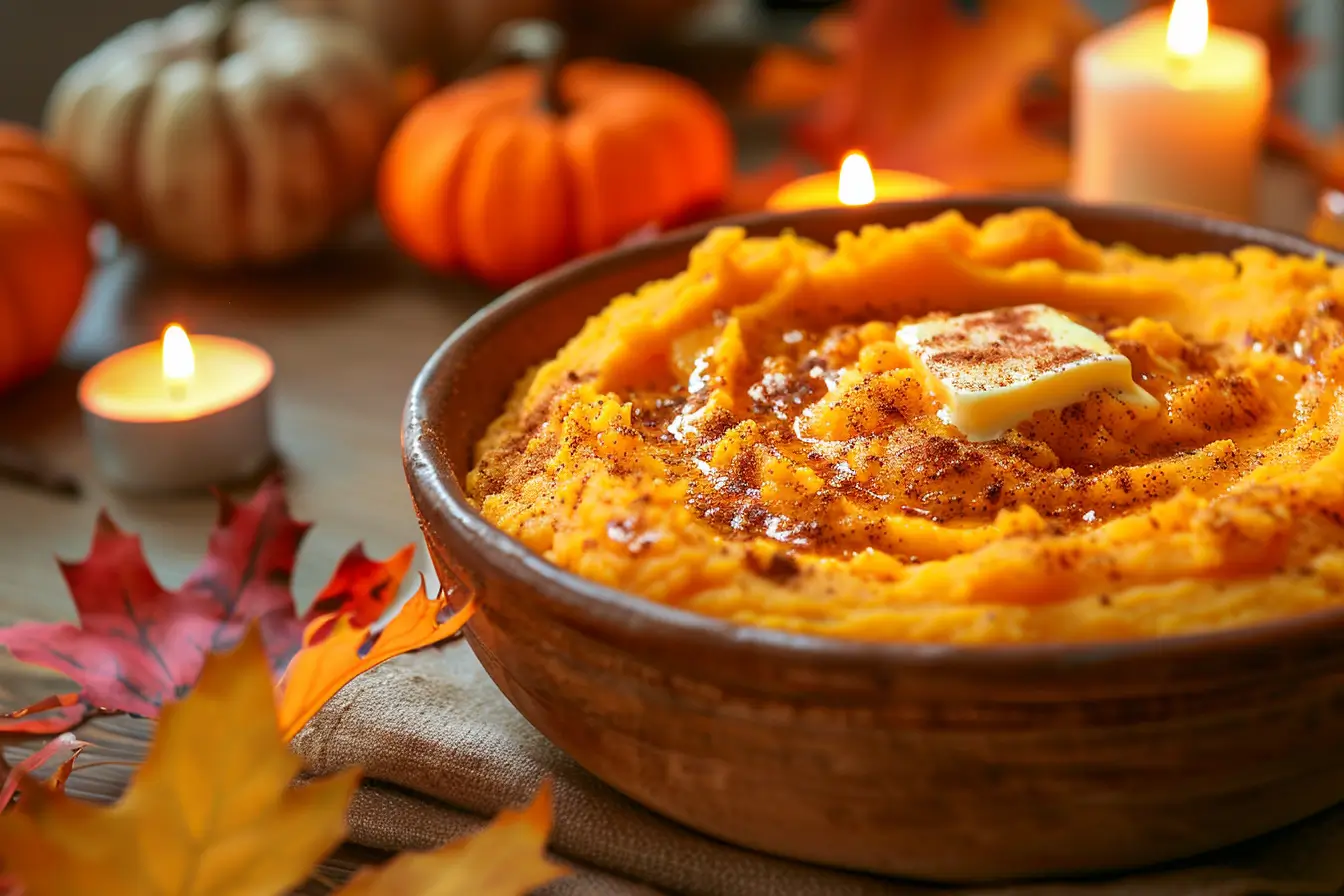 Pumpkin Pie Mashed Potatoes – A Cozy, Creamy Twist for Your Fall Table