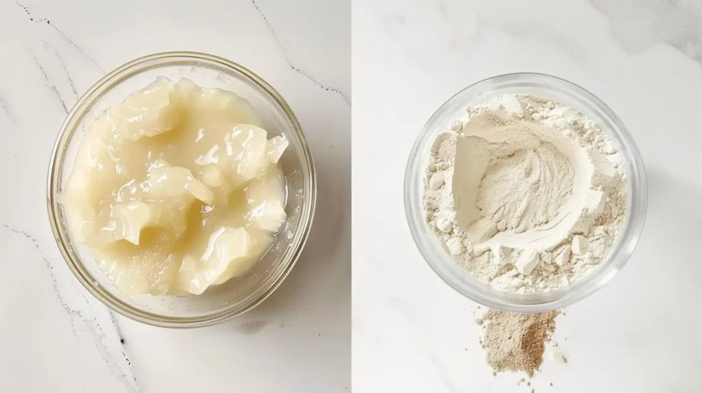 Gelatin food vs collagen drink comparison